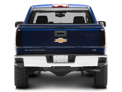 Raxiom Axial Series LED Tail Lights; Black Housing; Smoked Lens (16-18 Silverado 1500 w/ Factory Halogen Tail Lights)