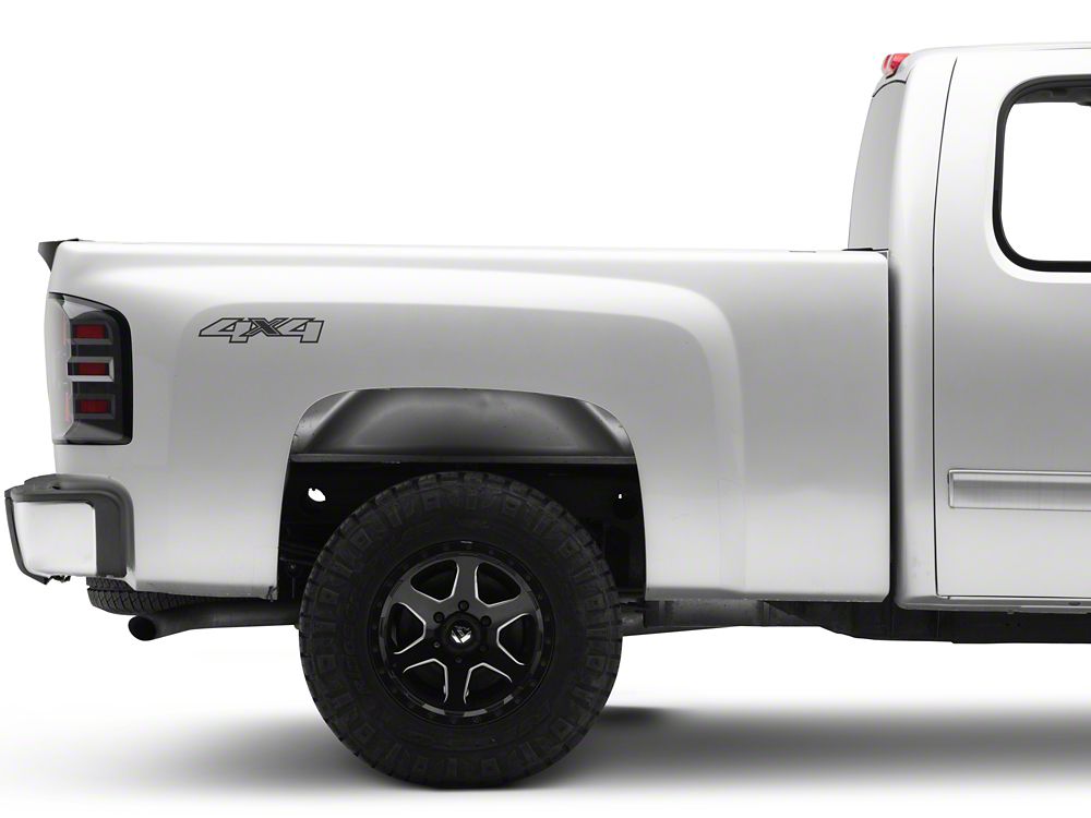 Raxiom LED Dual Ring Tail Lights; Black Housing; Clear Lens (07-13 Silverado 1500)