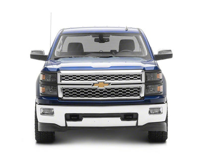 Raxiom OE Style Headlights with Black Trim; Black Housing; Clear Lens (14-15 Silverado 1500)