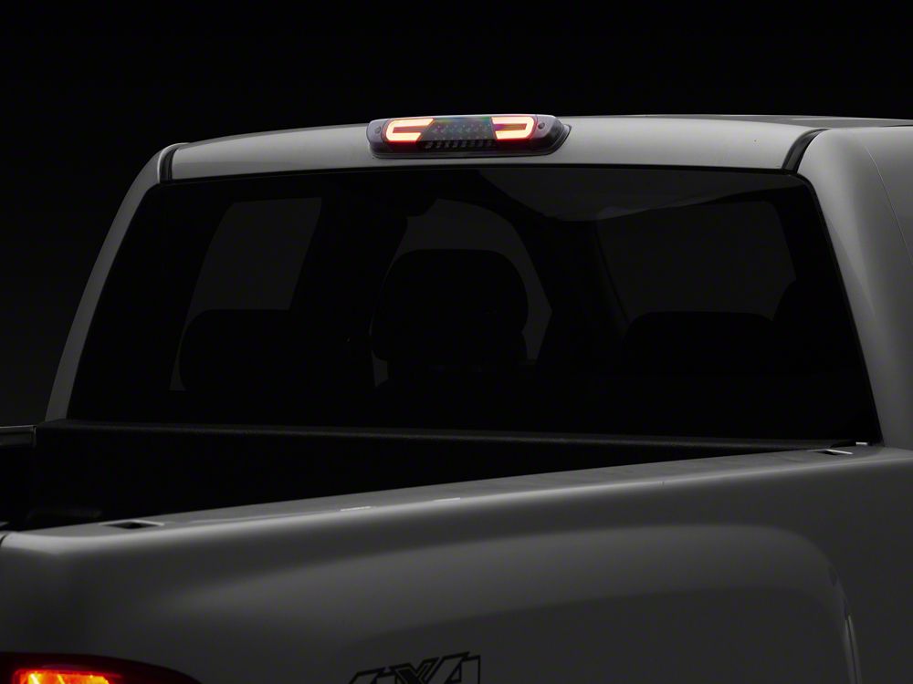 Raxiom V2 LED Third Brake Light; Black Housing; Clear Lens (07-13 Silverado 1500)