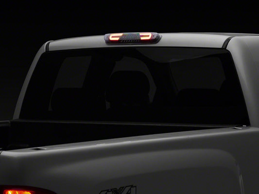 Raxiom V2 LED Third Brake Light; Black Housing; Clear Lens (07-13 Silverado 1500)