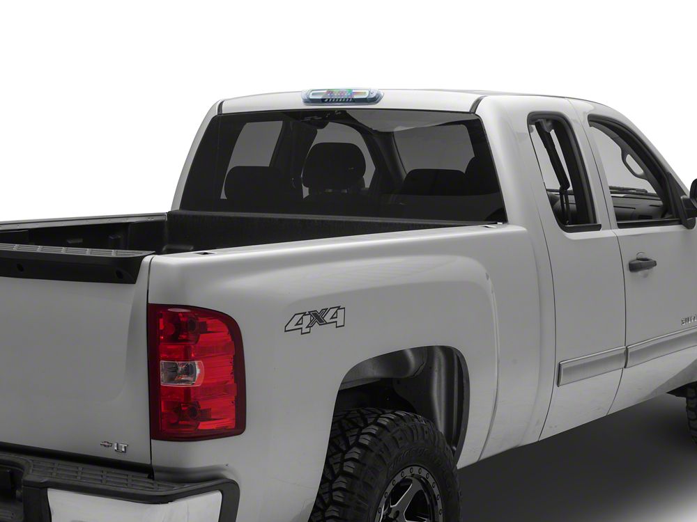 Raxiom V2 LED Third Brake Light; Black Housing; Clear Lens (07-13 Silverado 1500)