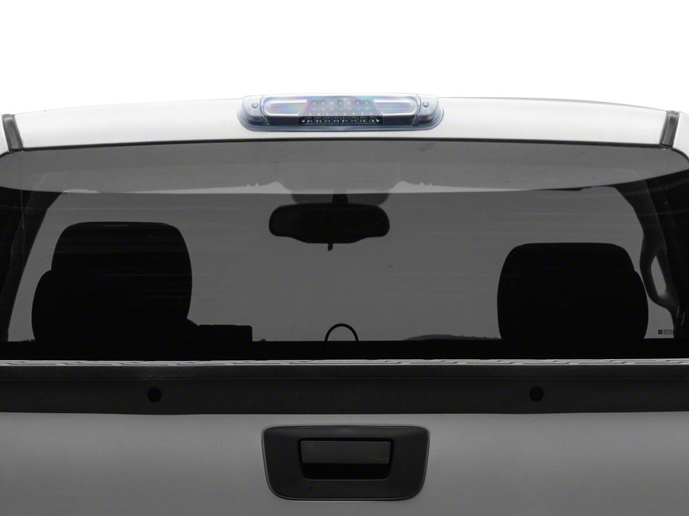 Raxiom V2 LED Third Brake Light; Black Housing; Clear Lens (07-13 Silverado 1500)
