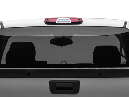 Raxiom V2 LED Third Brake Light; Chrome Housing; Red Lens (07-13 Silverado 1500)