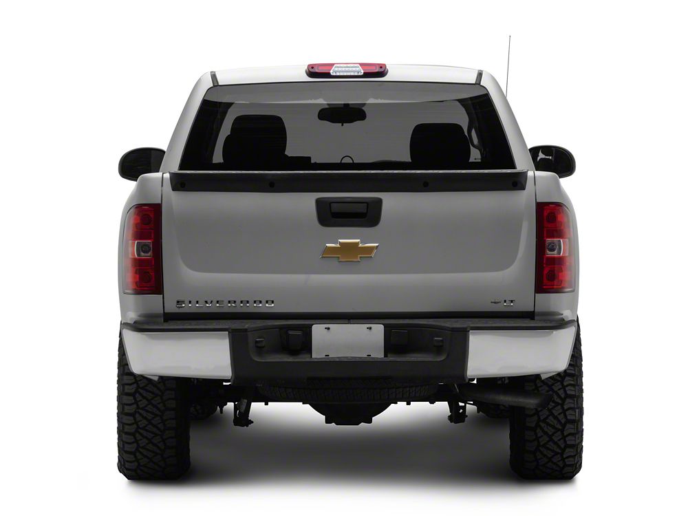Raxiom V2 LED Third Brake Light; Chrome Housing; Red Lens (07-13 Silverado 1500)