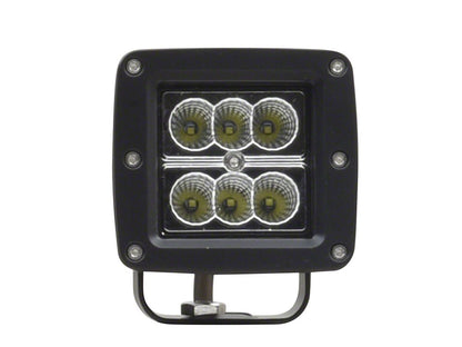 Raxiom Axial Series 3 Inch 6-LED Cube Light; Flood Beam