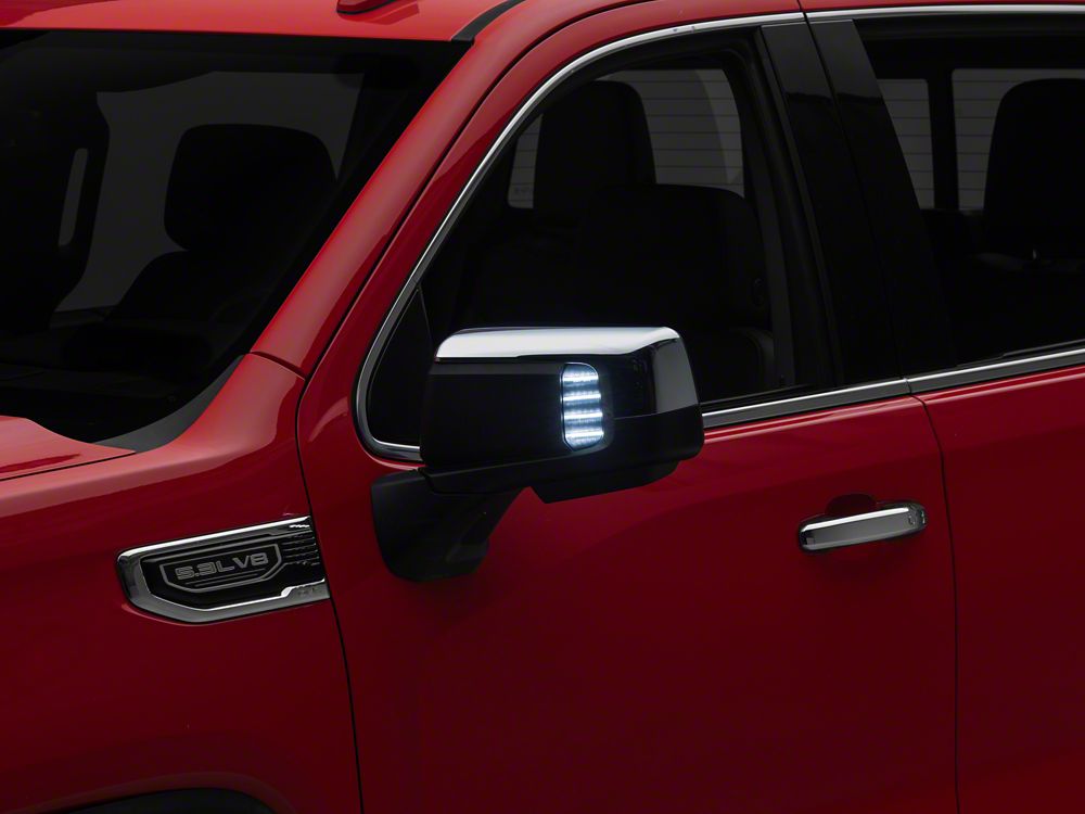 Raxiom Axial Series LED Mirror Lights; Smoked (19-25 Sierra 1500)