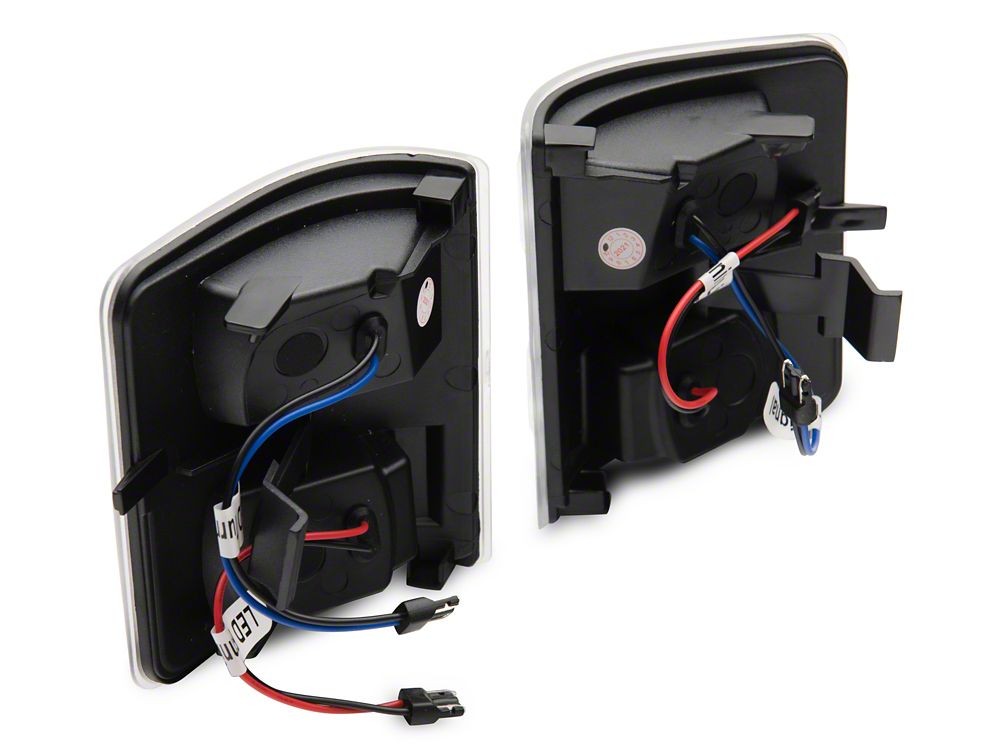 Raxiom Axial Series LED Switchback Side Mirror Marker Lamps; Clear (11-16 F-250 Super Duty)