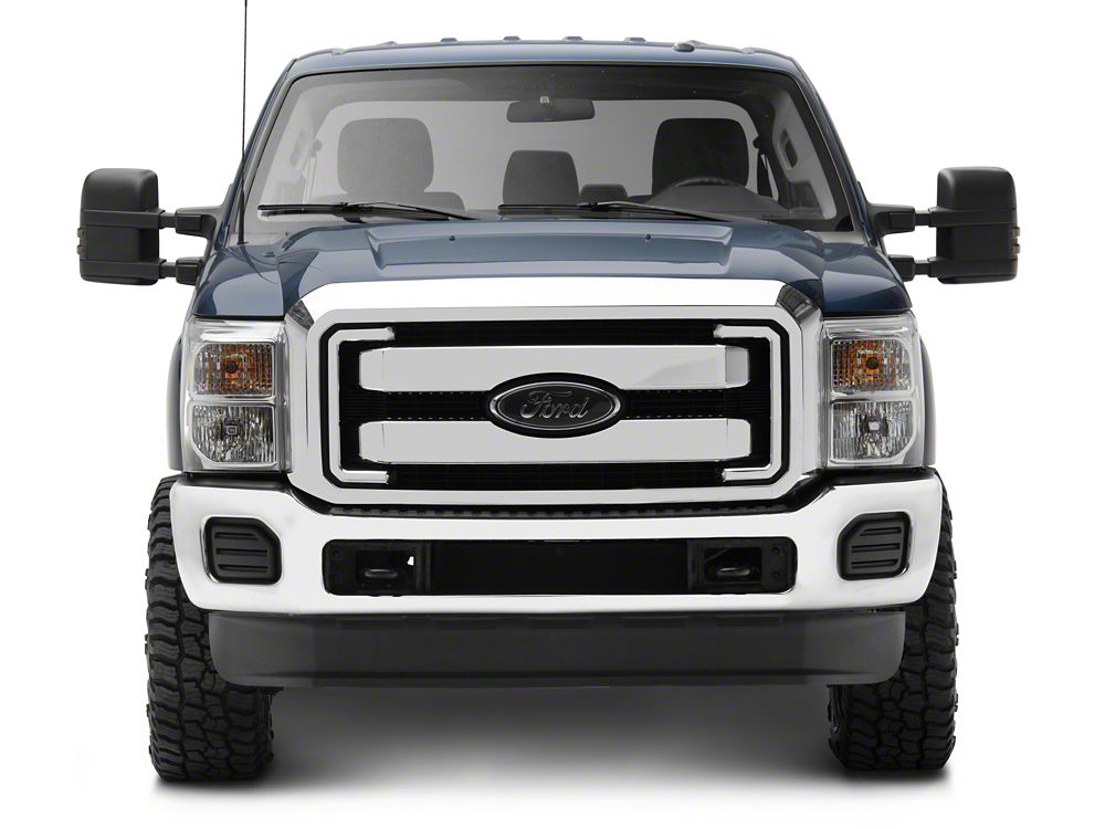 Raxiom Axial Series LED Switchback Side Mirror Marker Lamps; Smoked (11-16 F-250 Super Duty)