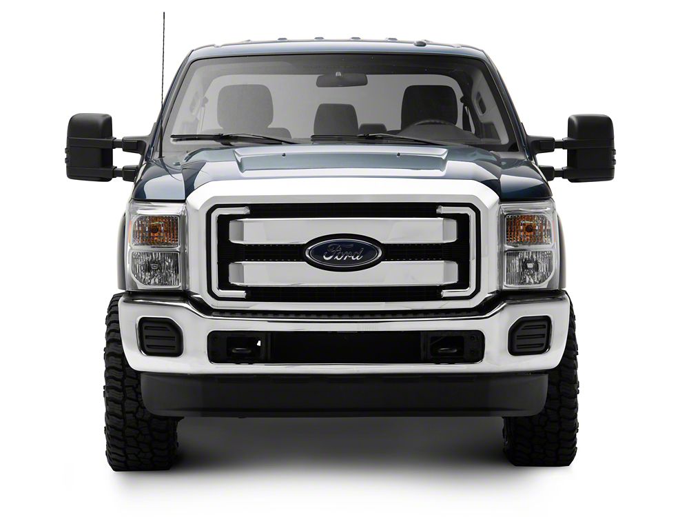 Raxiom Axial Series LED Sequential Switchback Side Mirror Marker Lamps; Smoked (11-16 F-250 Super Duty)