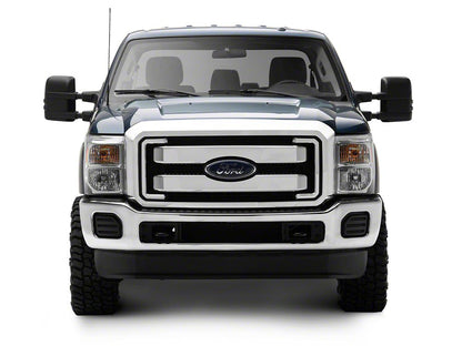 Raxiom Axial Series LED Sequential Switchback Side Mirror Marker Lamps; Smoked (11-16 F-250 Super Duty)