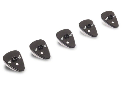 Raxiom Axial Series LED Cab Roof Clearance Light Kit; Amber; Clear Lens (11-16 F-250 Super Duty w/ OEM Cab Lights)