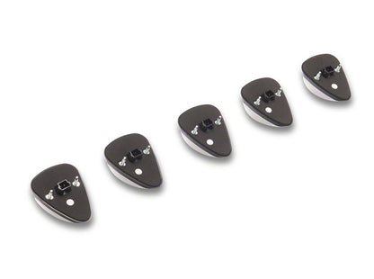 Raxiom Axial Series LED Cab Roof Clearance Light Kit; White; Clear Lens (11-16 F-250 Super Duty w/ OEM Cab Lights)