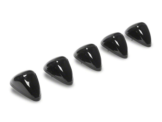 Raxiom Axial Series LED Cab Roof Clearance Light Kit; Amber; Smoked Lens (11-16 F-350 Super Duty w/ OEM Cab Lights)