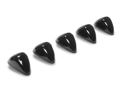 Raxiom Axial Series LED Cab Roof Clearance Light Kit; Amber; Smoked Lens (11-16 F-350 Super Duty w/ OEM Cab Lights)