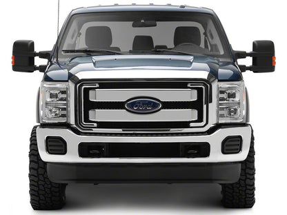 Raxiom LED Projector Headlights with Switchback Turn Signals; Chrome Housing; Clear Lens (11-16 F-250 Super Duty)