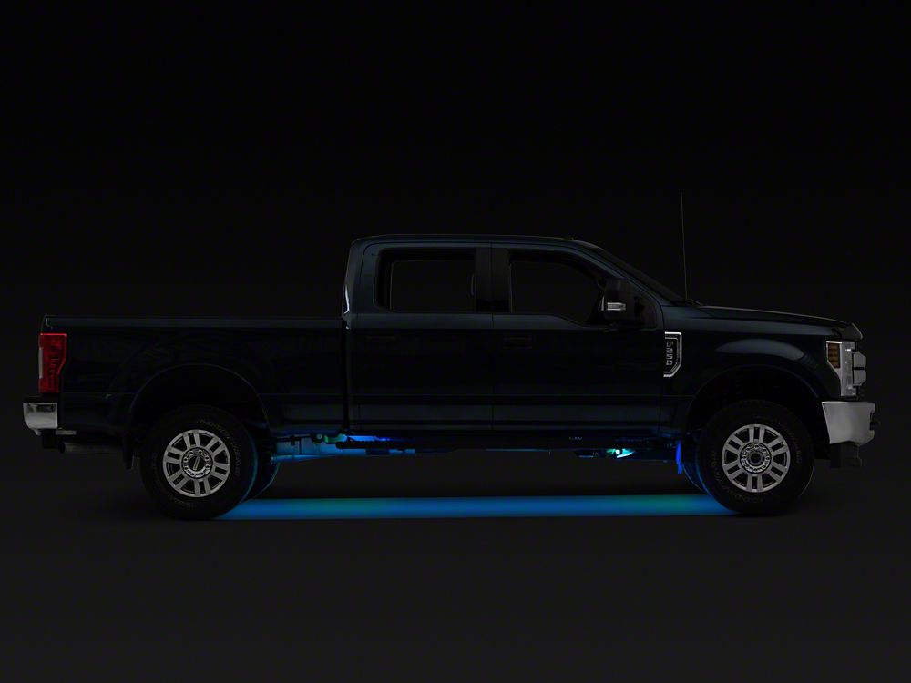 Raxiom Axial Series Multi-Color Underbody Rock Light Kit with Bluetooth Remote (Universal; Some Adaptation May Be Required)