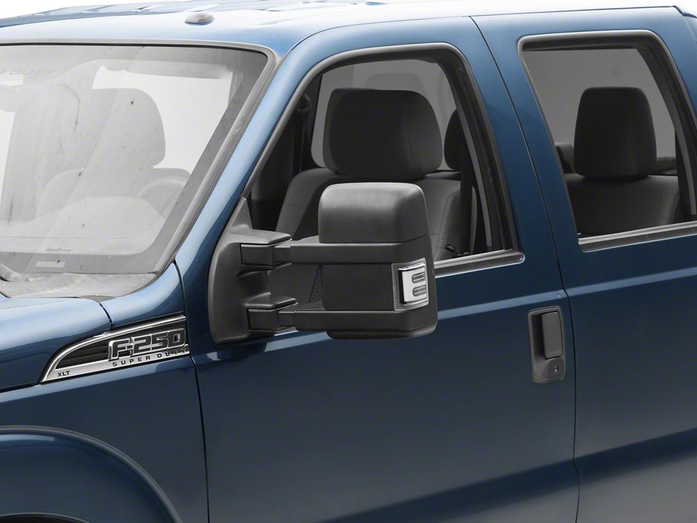 Raxiom V2 LED Side Mirror Marker Lights; Clear (08-16 F-250 Super Duty w/ Factory Mirrors)