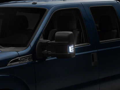 Raxiom V2 LED Side Mirror Marker Lights; Clear (08-16 F-350 Super Duty w/ Factory Mirrors)