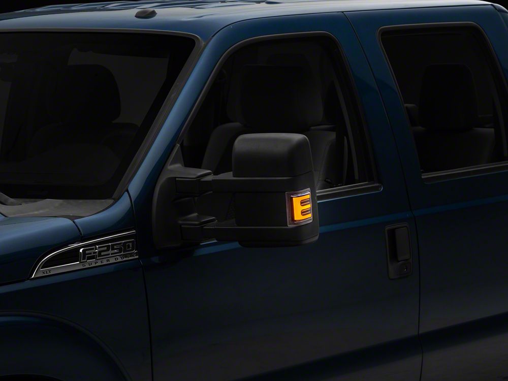Raxiom V2 LED Side Mirror Marker Lights; Clear (08-16 F-350 Super Duty w/ Factory Mirrors)