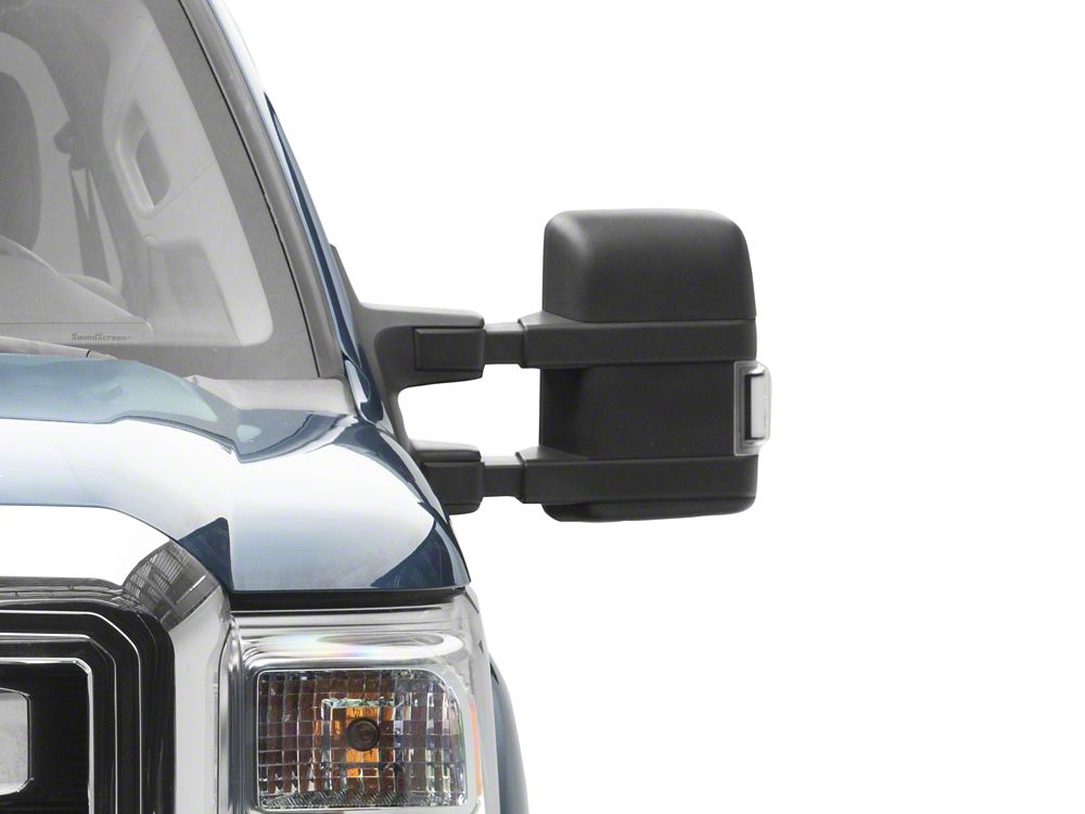 Raxiom V2 LED Side Mirror Marker Lights; Clear (08-16 F-250 Super Duty w/ Factory Mirrors)