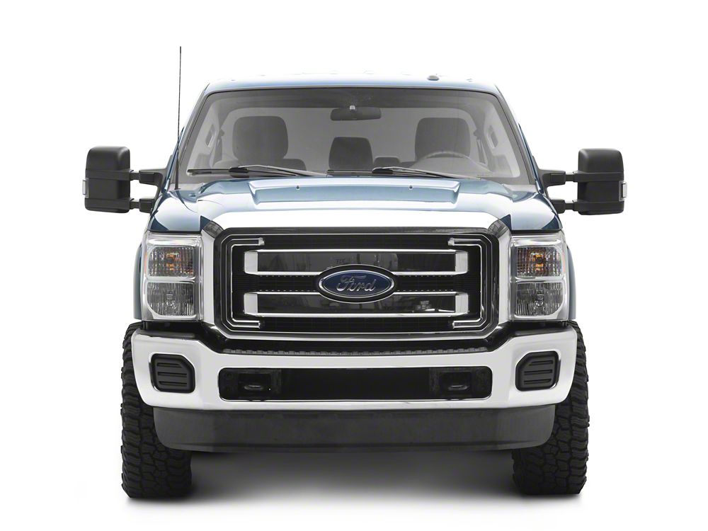 Raxiom V2 LED Side Mirror Marker Lights; Clear (08-16 F-250 Super Duty w/ Factory Mirrors)