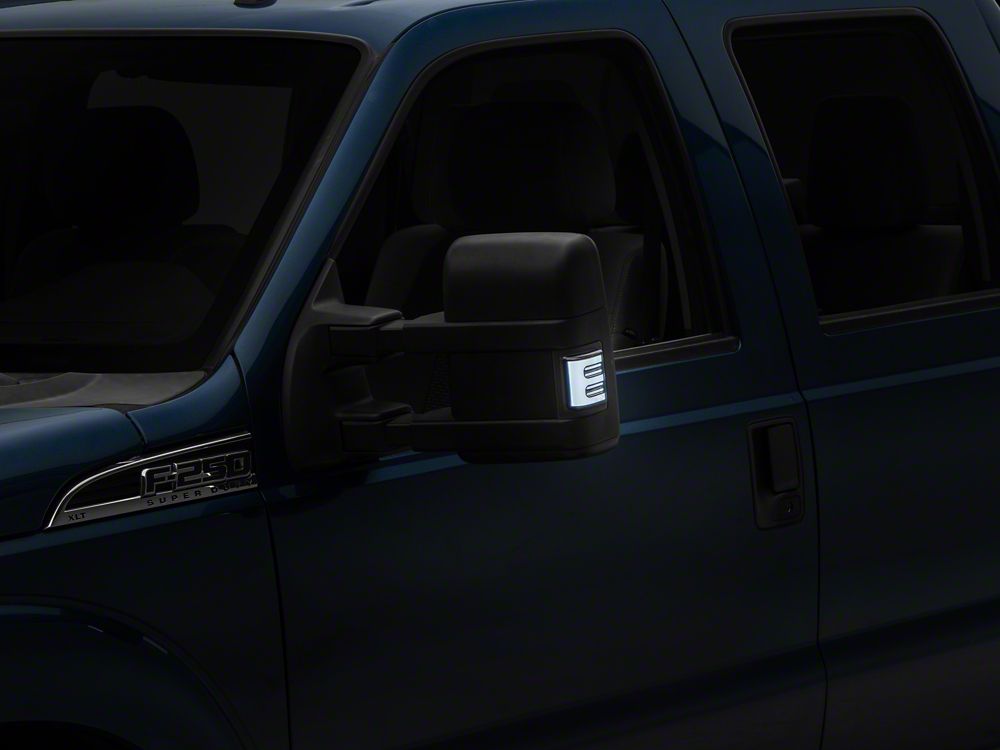Raxiom V2 LED Side Mirror Marker Lights; Smoked (08-16 F-250 Super Duty w/ Factory Mirrors)