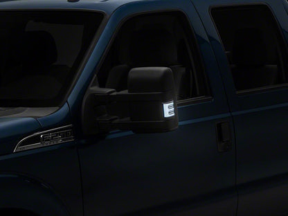 Raxiom V2 LED Side Mirror Marker Lights; Smoked (08-16 F-250 Super Duty w/ Factory Mirrors)