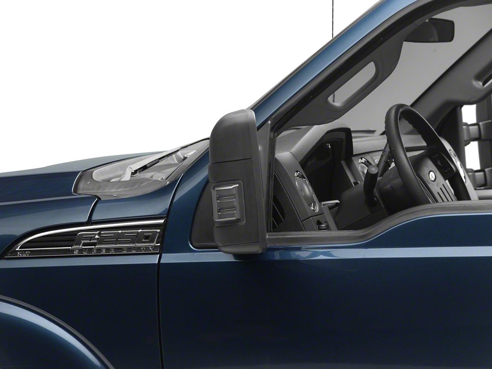 Raxiom V2 LED Side Mirror Marker Lights; Smoked (08-16 F-250 Super Duty w/ Factory Mirrors)