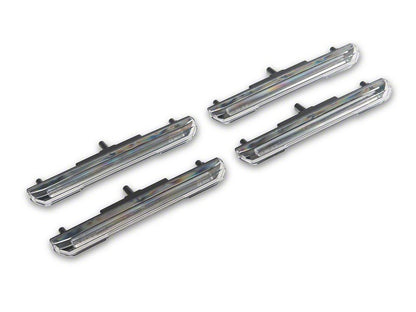 Raxiom V2 LED Side Markers; Clear Lens; White LED (20-26 Sierra 3500 HD)