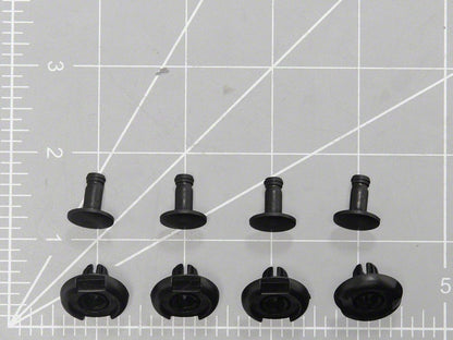 Raxiom V2 LED Side Markers; Clear Lens; White LED (20-26 Sierra 3500 HD)