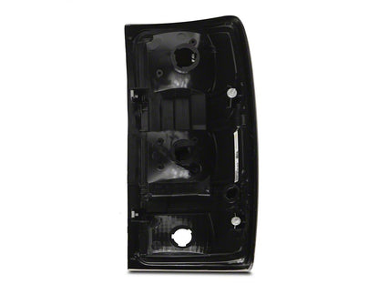Raxiom Axial Series C-Tube LED Tail Lights; Black Housing; Clear Lens (07-14 Sierra 3500 HD SRW)