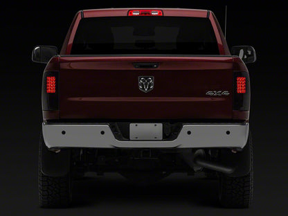 Raxiom Axial Series LED Tail Lights; Black Housing; Smoked Lens (10-18 RAM 3500 w/ Factory Halogen Tail Lights)