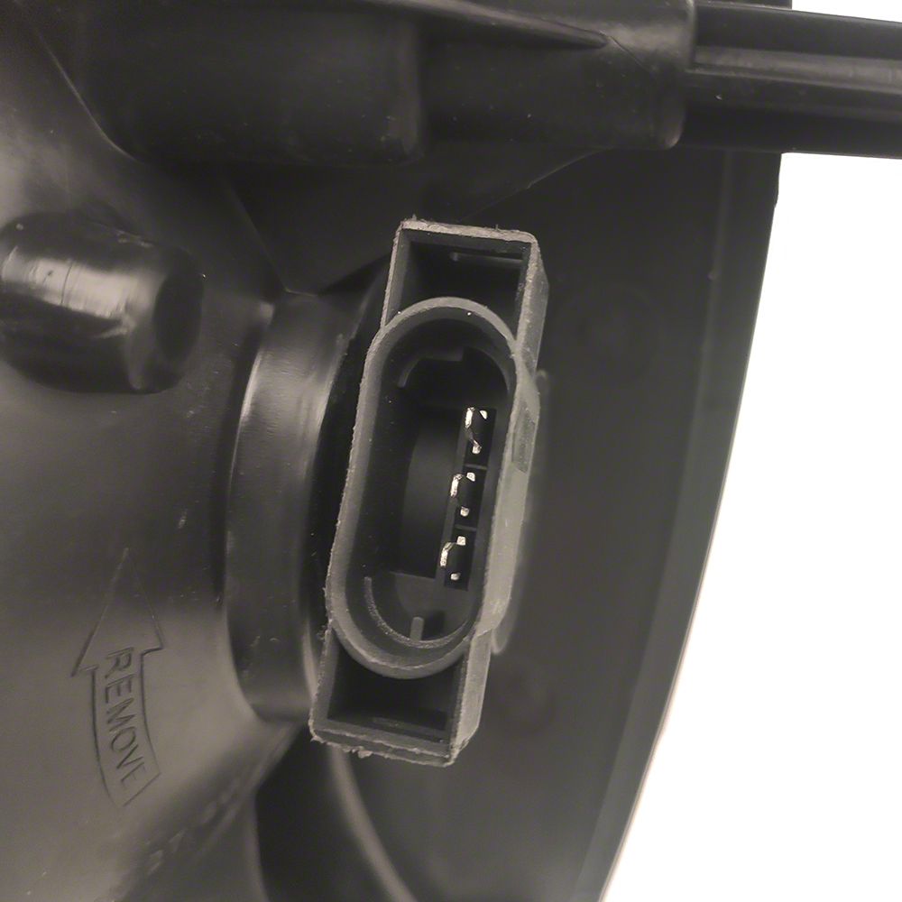 Raxiom Axial Series Projector Headlights with LED Bar; Black Housing; Clear Lens (02-05 RAM 1500)
