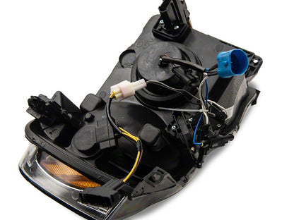 Raxiom Axial Series LED Projector Headlights; Black Housing; Clear Lens (03-05 RAM 3500)
