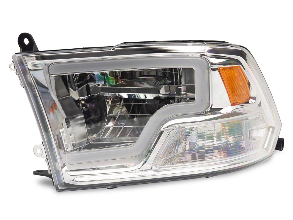Raxiom Axial Series LED Headlights; Chrome Housing; Clear Lens (10-18 RAM 3500 w/ Factory Halogen Headlights)
