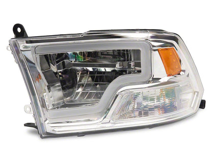 Raxiom Axial Series LED Headlights; Chrome Housing; Clear Lens (10-18 RAM 3500 w/ Factory Halogen Headlights)