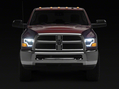 Raxiom Axial Series LED Headlights; Chrome Housing; Clear Lens (10-18 RAM 3500 w/ Factory Halogen Headlights)