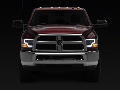 Raxiom Axial Series LED Headlights; Chrome Housing; Clear Lens (10-18 RAM 3500 w/ Factory Halogen Headlights)