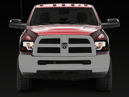 Raxiom LED Bar Headlights; Black Housing; Clear Lens (10-18 RAM 3500 w/ Factory Halogen Non-Projector Headlights)