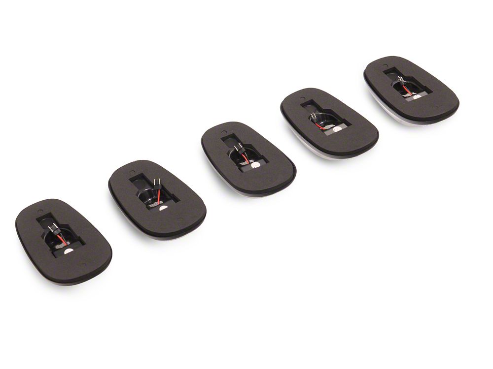 Raxiom Axial Series LED Cab Roof Clearance Lighting; Amber; Clear Lens (03-18 RAM 3500 w/ Factory Clearance Lights)