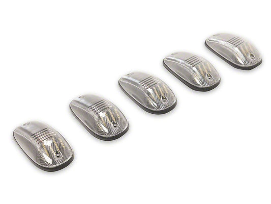 Raxiom Axial Series LED Cab Roof Clearance Lighting; White; Clear Lens (03-18 RAM 3500 w/ Factory Clearance Lights)