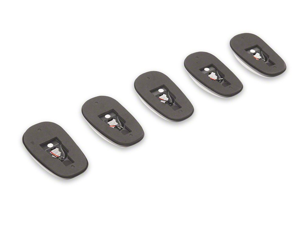 Raxiom Axial Series LED Cab Roof Clearance Lighting; White; Clear Lens (03-18 RAM 3500 w/ Factory Clearance Lights)