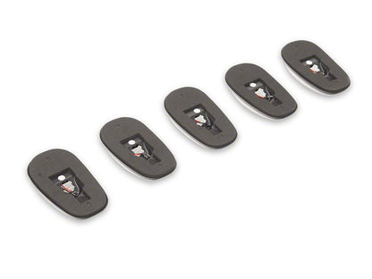 Raxiom Axial Series LED Cab Roof Clearance Lighting; White; Clear Lens (03-18 RAM 3500 w/ Factory Clearance Lights)