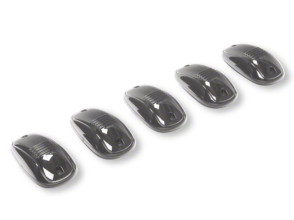 Raxiom Axial Series LED Cab Roof Clearance Lighting; Amber; Smoked Lens (03-18 RAM 3500 w/ Factory Clearance Lights)