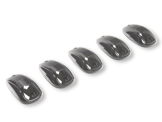 Raxiom Axial Series LED Cab Roof Clearance Lighting; Amber; Smoked Lens (03-18 RAM 3500 w/ Factory Clearance Lights)