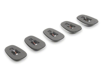 Raxiom Axial Series LED Cab Roof Clearance Lighting; White; Smoked Lens (03-18 RAM 3500 w/ Factory Clearance Lights)