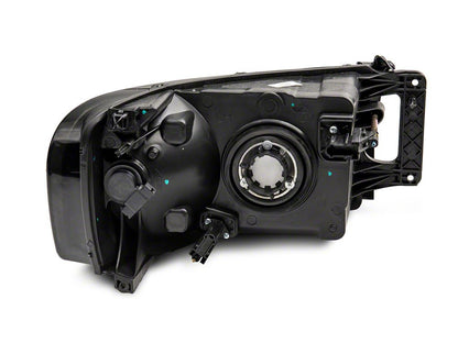 Raxiom Axial Series OEM Style Replacement Headlights; Chrome Housing; Smoked Lens (03-05 RAM 3500)