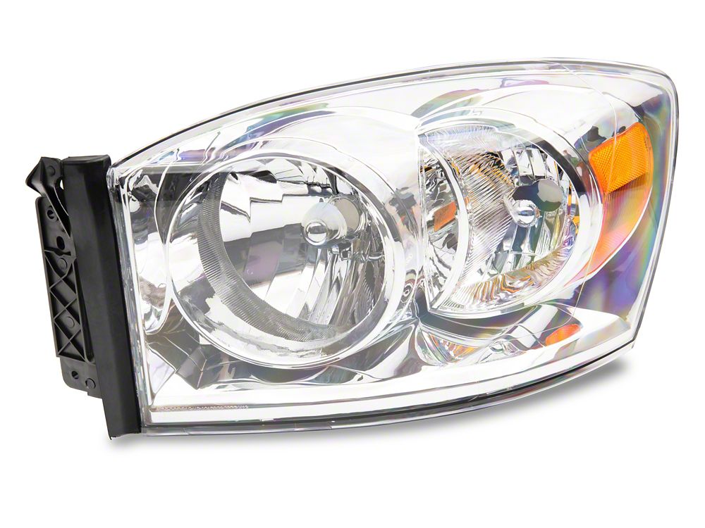 Raxiom Axial Series OEM Style Replacement Headlights; Chrome Housing; Clear Lens (06-09 RAM 3500)