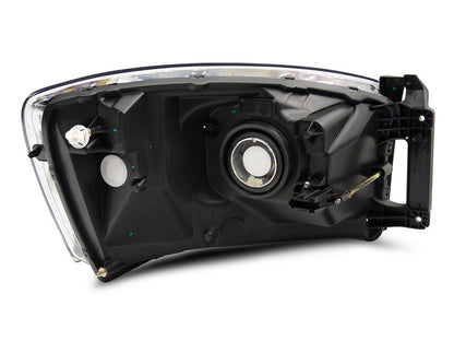 Raxiom Axial Series OEM Style Replacement Headlights; Chrome Housing; Clear Lens (06-09 RAM 3500)